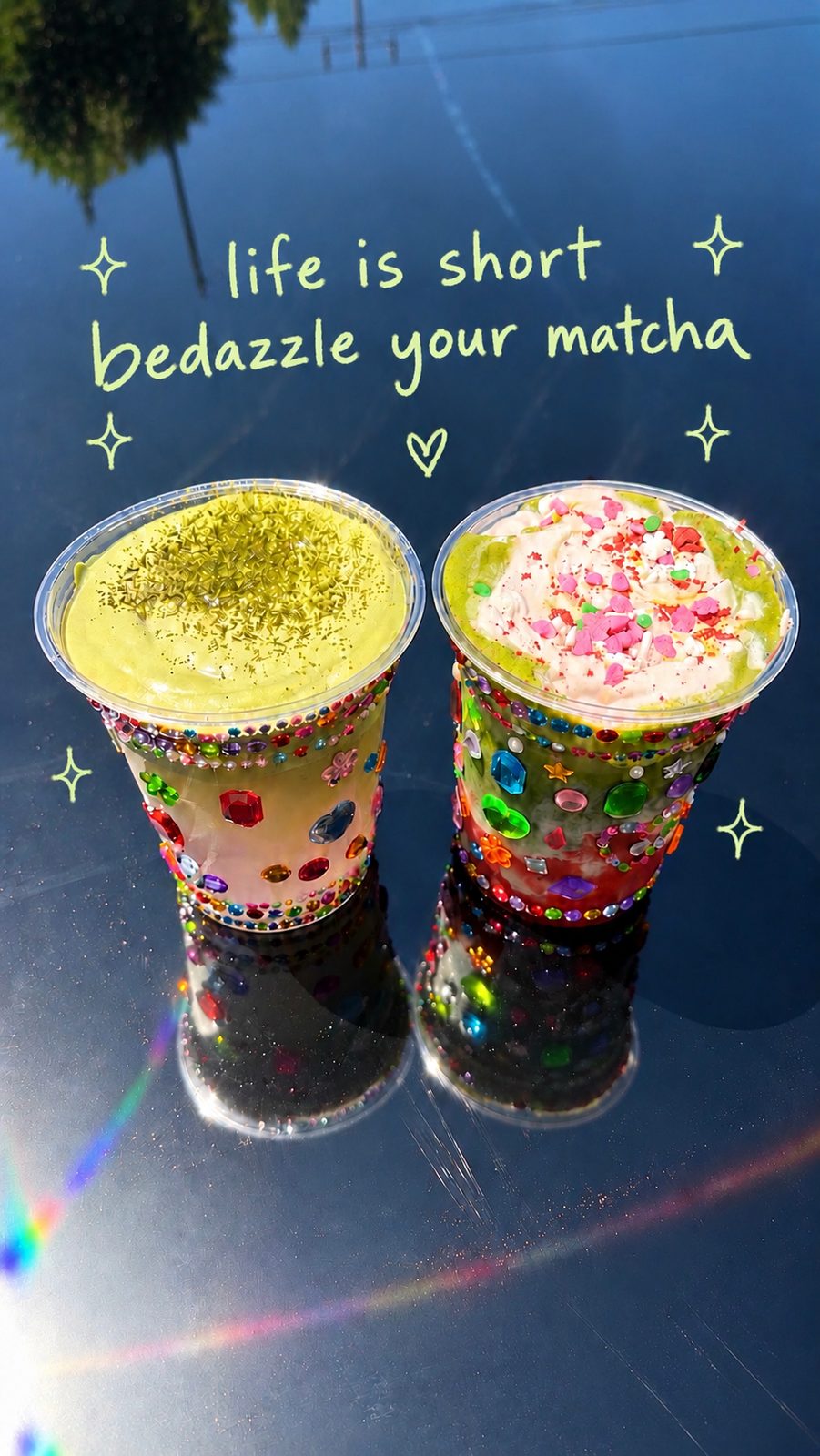 The ACEMATCHA cart set up at a Los Angeles event